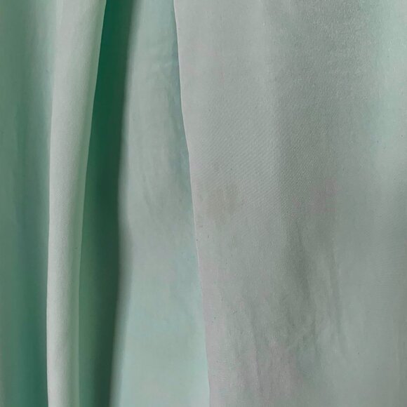 Anthropologie 9-H15 STCL Mint Green Flutter Sleeve Hilma Blouse Top Dollette - Picture 7 of 13